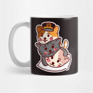 Cat Tama,Tama Super Station Master,Cat Sticker Mug